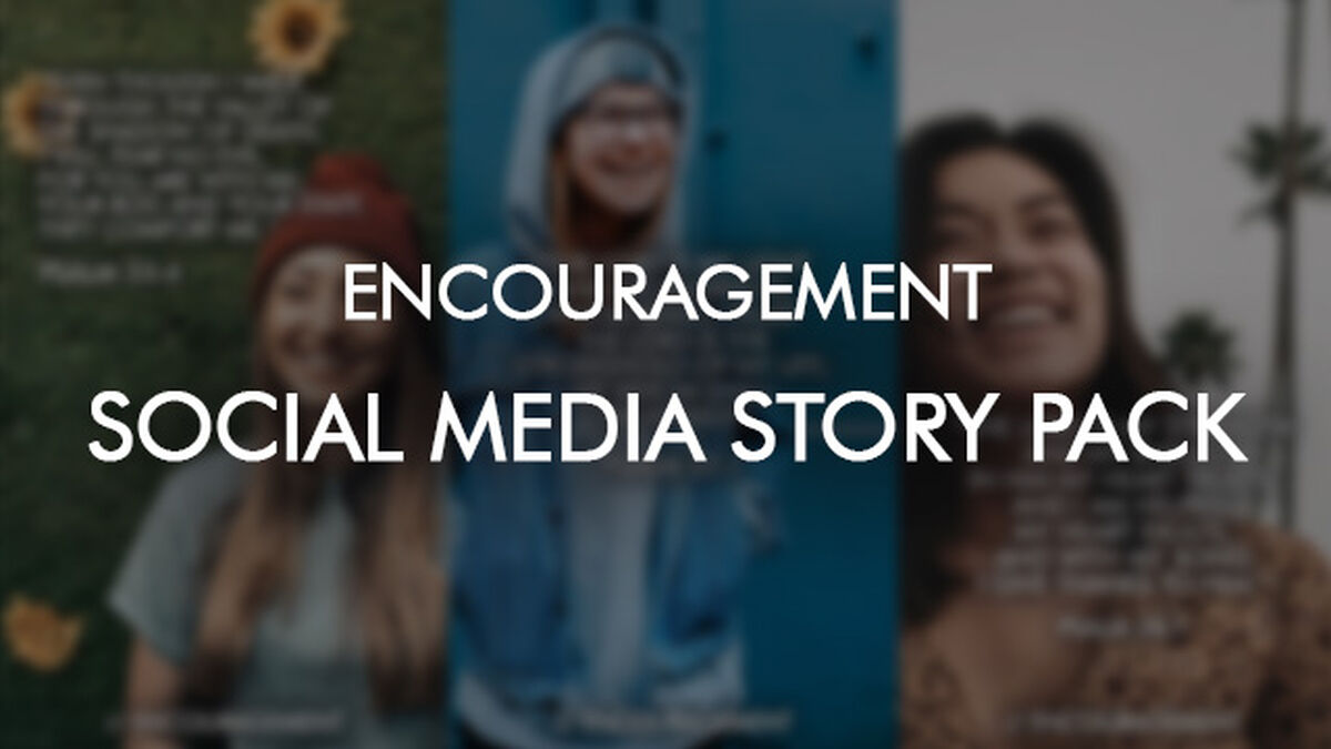 Encouragement Social Media Story Pack image number null